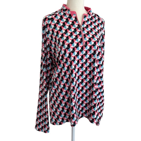 Tail Tops - Tail Activewear Women's Quarter Zip Notched Collar Size XL